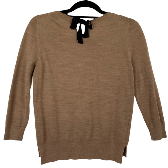 LOFT Camel Color 3/4 Sleeve Sweeter - Picture 3 of 7